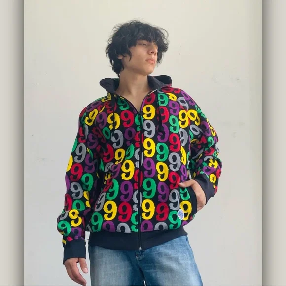 Men’s Gino Green Global Black All Over Streetwear Fashion Hoodie